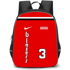 NBA CJ McCollum Backpack StudentPack - CJ McCollum Portland Trail Blazers No. 3 Jersey