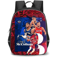 NBA CJ McCollum Backpack StudentPack - CJ McCollum New Orleans Pelicans Poster Graphic Art