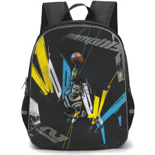 NBA Ja Morant Backpack StudentPack - Ja Morant Memphis Grizzlies 12 Dunking Graphic Art Poster