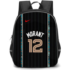 NBA Ja Morant Backpack StudentPack - Ja Morant Memphis Grizzlies No. 12 Jersey