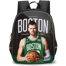NBA Kristaps Porzingis Backpack StudentPack - Kristaps Porzingis Welcome To Boston Poster