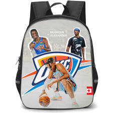 NBA Shai Gilgeous-Alexander Backpack StudentPack - Shai Gilgeous-Alexander OKC Thunder Sitting Poster