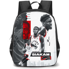 NBA Pascal Siakam Backpack StudentPack - Pascal Siakam Toronto Raptors Portrait Grayscale Poster