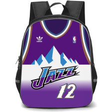 NBA John Stockton Backpack StudentPack - John Stockton Utah Jazz No. 12 Jersey