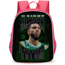 NBA Jayson Tatum Backpack StudentPack - Jayson Tatum All Star MVP Portrait On Dark Background