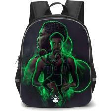 NBA Jayson Tatum Backpack StudentPack - Jayson Tatum Boston Celtics Portrait Green Laser Effect