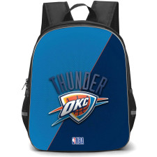 NBA Oklahoma City Thunder Backpack StudentPack - Team Logo Blue Background