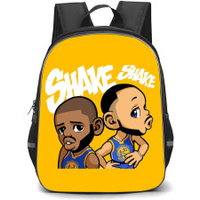 NBA Golden State Warriors Backpack StudentPack - Golden State Warriors Paul And Curry Chibi Art