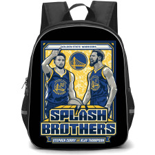 NBA Golden State Warriors Backpack StudentPack - Golden State Warriors Splash Brothers Illustration Art