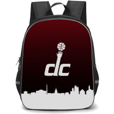 NBA Washington Wizards Backpack StudentPack - Washington Wizards Silhoutte Art Logo