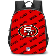 NFL San Francisco 49ers Backpack StudentPack - San Francisco 49ers Medley Monogram Wordmark
