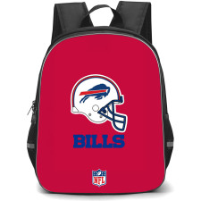 NFL Buffalo Bills Backpack StudentPack - Team Logo On Red Background