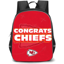 NFL Kansas City Chiefs Backpack StudentPack - Kansas City Chiefs Congrats Chiefs On Red Background