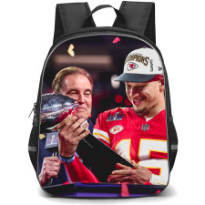 NFL Kansas City Chiefs Backpack StudentPack - Kansas City Chiefs Patrick Mahomes Celebrates And Holding Trophy Poster