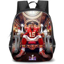 NFL Kansas City Chiefs Backpack StudentPack - Kansas City Chiefs King Patrick Sitting On Throne Poster