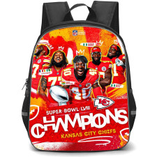 NFL Kansas City Chiefs Backpack StudentPack - Kansas City Chiefs Super Bowl LVIII Champions African Kings Poster
