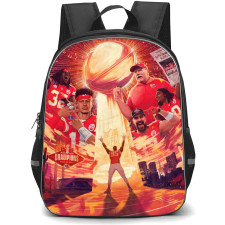 NFL Kansas City Chiefs Backpack StudentPack - Kansas City Chiefs When The Lights Are Bright We Shine Brighter Poster