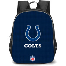 NFL Indianapolis Colts Backpack StudentPack - Team Logo On Blue Background