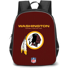 NFL Washington Commanders Backpack StudentPack - Team Logo On Brown Background