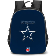 NFL Dallas Cowboys Backpack StudentPack - Team Logo On Blue Background
