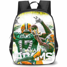 NFL Davante Adams Backpack StudentPack - Davante Adams 17 Green Bay Packers Jump Catch Poster
