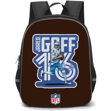 NFL Jared Goff Backpack StudentPack - Jared Goff 16 Detroit Lions Inline Sticker