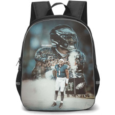 NFL Jalen Hurts Backpack StudentPack - Jalen Hurts 1 Philadelphia Eagles Wrappin' Up The Day Poster
