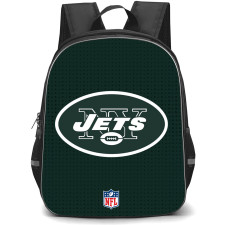 NFL New York Jets Backpack StudentPack - Team Logo On Green Background