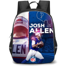 NFL Josh Allen Backpack StudentPack - Josh Allen Buffalo Bills Abstract Art Poster