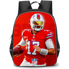 NFL Josh Allen Backpack StudentPack - Josh Allen Buffalo Bills Its Game Day Poster Red Background