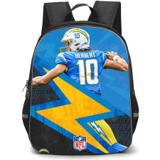 NFL Justin Herbert Backpack StudentPack - Justin Herbert Los Angeles Chargers Football Start Poster