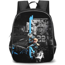 NFL Christian Mccaffrey Backpack StudentPack - Christian Mccaffrey Carolina Panthers Grayscale Poster