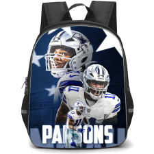 NFL Micah Parsons Backpack StudentPack - Micah Parsons 11 Dallas Cowboys Poster Art