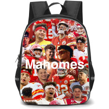 NFL Patrick Mahomes Backpack StudentPack - Patrick Mahomes Kansas City Chiefs Portrait Collage