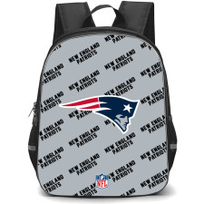 NFL New England Patriots Backpack StudentPack - New England Patriots Medley Monogram Wordmark