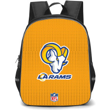 NFL Los Angeles Rams Backpack StudentPack - Team Logo On Yellow Background