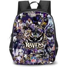 NFL Baltimore Ravens Backpack StudentPack - Baltimore Ravens Collage Poster