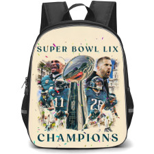 NFL Super Bowl 2025 Backpack StudentPack - Super Bowl 2025 Philadelphia Eagles Champions Beige Background Poster