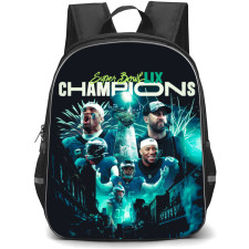 NFL Super Bowl 2025 Backpack StudentPack - Super Bowl 2025 Philadelphia Eagles Champions Firework Background Poster