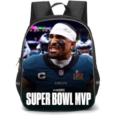 NFL Super Bowl 2025 Jalen Hurts Backpack StudentPack - Super Bowl 2025 Jalen Hurts MVP Portrat