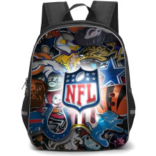 NFL Backpack StudentPack - NFL National Football League Team Sticker Poster Collage