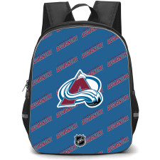 NHL Colorado Avalanche Backpack StudentPack - Colorado Avalanche Medley Monogram Wordmark