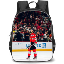NHL Connor Bedard Backpack School Bag StudentPack - Connor Bedard Chicago Blackhawks Arena Crowd Poster