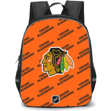 NHL Chicago Blackhawks Backpack StudentPack - Chicago Blackhawks Medley Monogram Wordmark