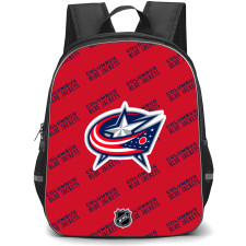 NHL Columbus Blue Jackets Backpack StudentPack - Columbus Blue Jackets Medley Monogram Wordmark