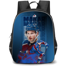 NHL Cale Makar Backpack School Bag StudentPack - Cale Makar Colorado Avalanche Dual Pose Graphic Poster