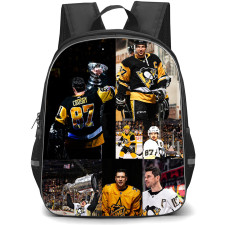 NHL Sidney Crosby Backpack School Bag StudentPack - Sidney Crosby Pittsburgh Penguins Legacy Collage Poster