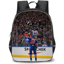 NHL Leon Draisaitl Backpack School Bag StudentPack - Leon Draisaitl Edmonton Oilers Fan Celebration Poster