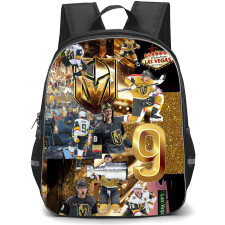 NHL Jack Eichel Backpack School Bag StudentPack - Jack Eichel Vegas Golden Knights Championship Collage Poster
