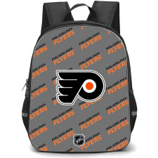 NHL Philadelphia Flyers Backpack StudentPack - Philadelphia Flyers Medley Monogram Wordmark